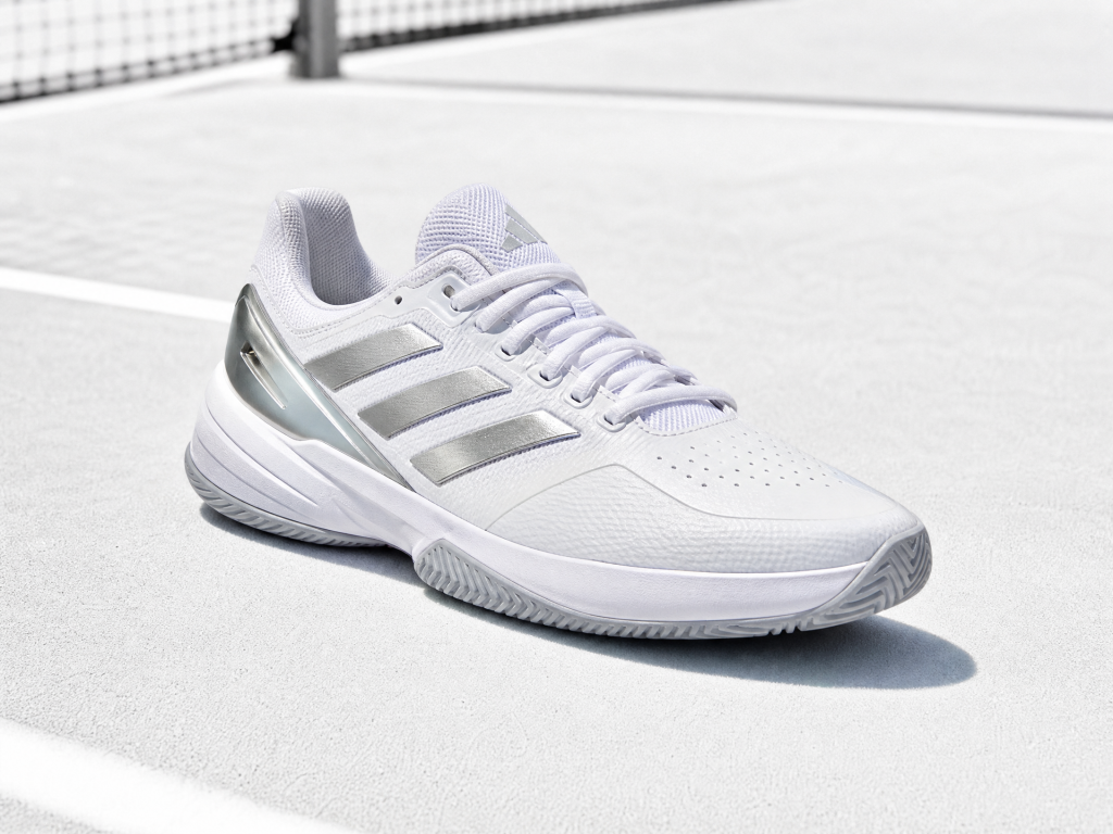 Adidas Gamecourt 2.0 — Homme (White/Silver Metallic)