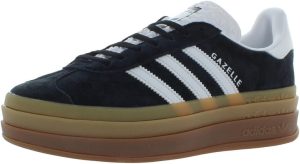 Adidas Adidas Gazelle Bold W – Core Black/White Gum Deal on Amazon